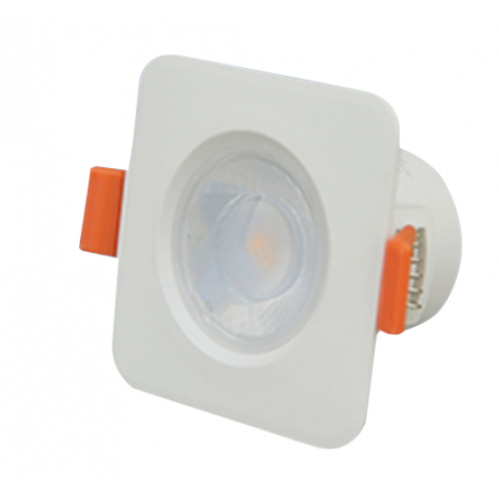Obrázok pre Led Panel štvorcový biely pevný 8W/640lm , 74mm , IP40 , 100° Studená biela