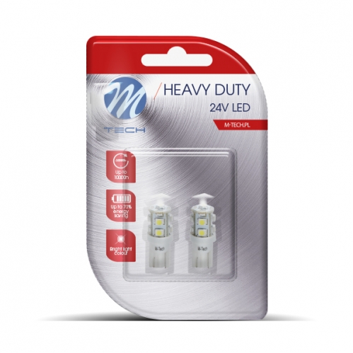 Obrázok pre LED Autožiarovka LB918W DUO - W5W 9xSMD3528 , biela , 24V
