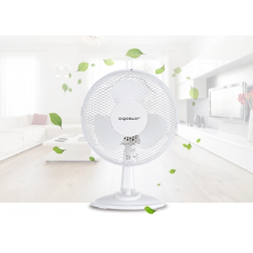 Obrázok pre Stolný ventilátor 40W, 34.5cm - biely