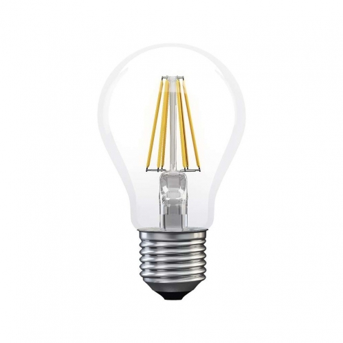 Obrázok pre LED žiarovka POLUX E27 6W/650lm , klasik LED vlákno , Teplá