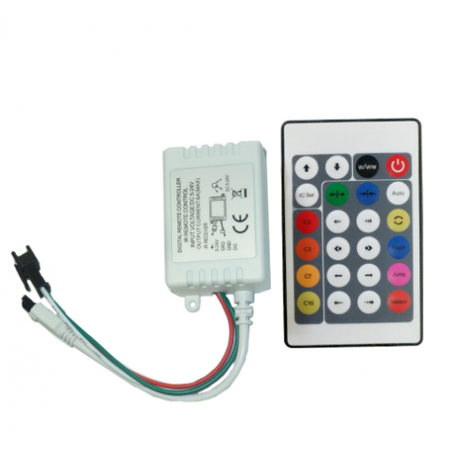 Obrázok pre IR RGB ovládanie 24 tlačidlové 72W WS2811