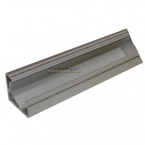 Obrázok pre Led profil rohový hliníkový Minilux anodizovaný bez krytky - 1m