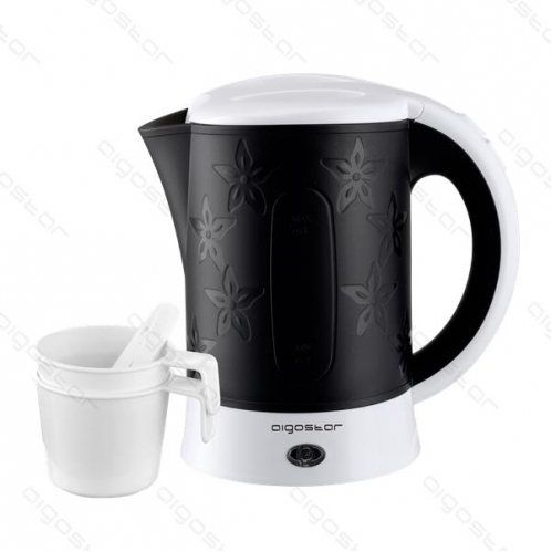 Obrázok pre MINI cestovná rýchlovarná kanvica - 0,6L , čierna - 650W + DARČEK!