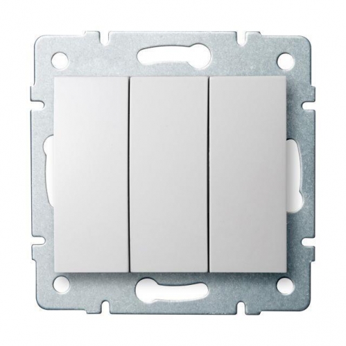 Obrázok pre Kanlux Trojpáčkový lustrový vypínač č.5 Mowion LOGI 02-1090-102 biely