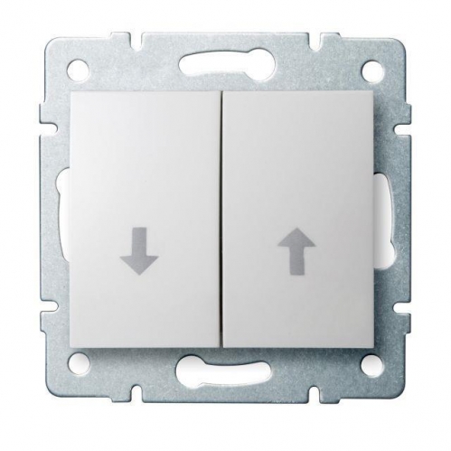 Obrázok pre Kanlux Žalúziový spínač s mechanickým blokovaním kontaktov Mowion LOGI 02-1100-102 biely