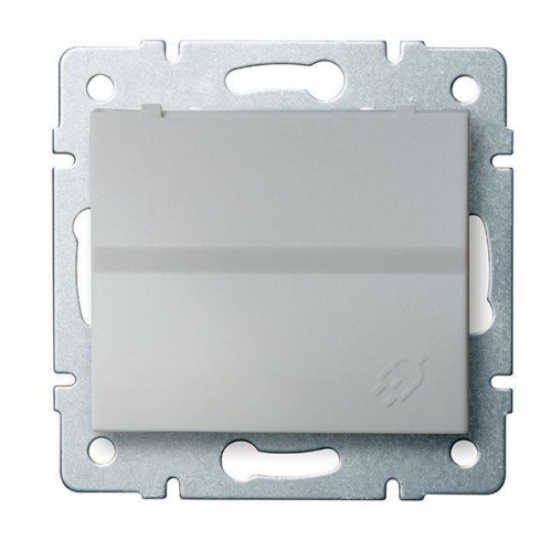 Obrázok pre Kanlux Jednozásuvka IP44 Mowion LOGI 02-1560-143 strieborná