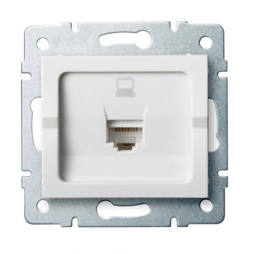 Obrázok pre Kanlux Dátová Zásuvka RJ45Cat Mowion LOGI 02-1400-002 biela