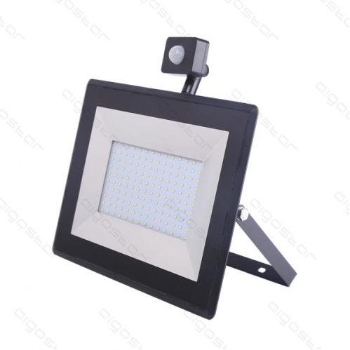 Obrázok pre LED reflektor High-End 100W/10000lm , so senzorom , Studená biela