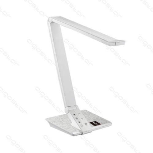 Obrázok pre LED stolná lampa stmievateľná LIGHT03 10W/560lm Bielo-strieborná
