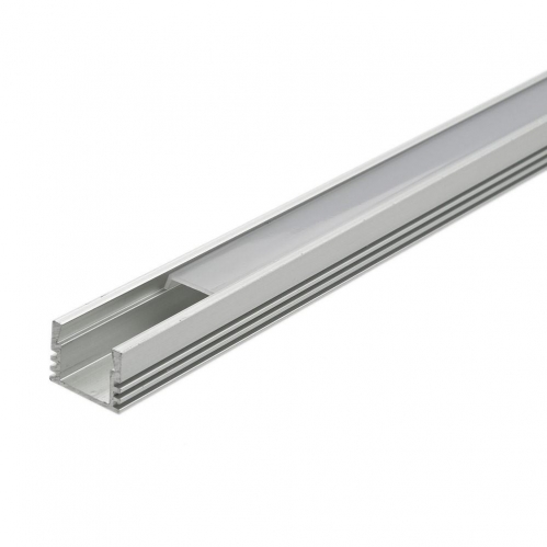 Obrázok pre Led profil hliníkový vysoký Minilux MAXI anodizovaný bez krytky - 1m