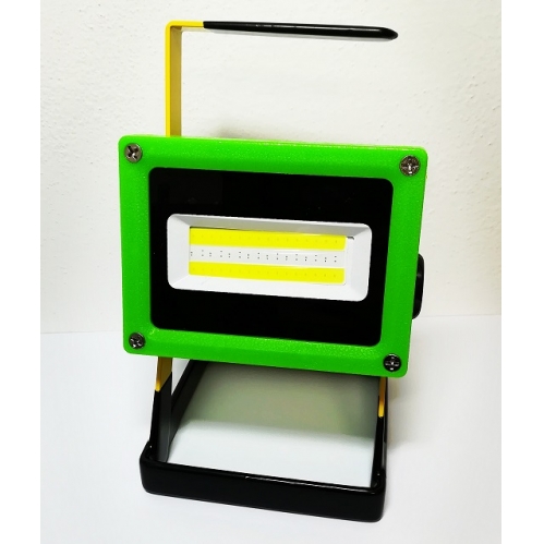 Obrázok pre LED REFLEKTOR 30W/1200lm PRENOSNÝ , nabíjateľné pracovné svietidlo , COB , Studená biela s výstražným osvetlením