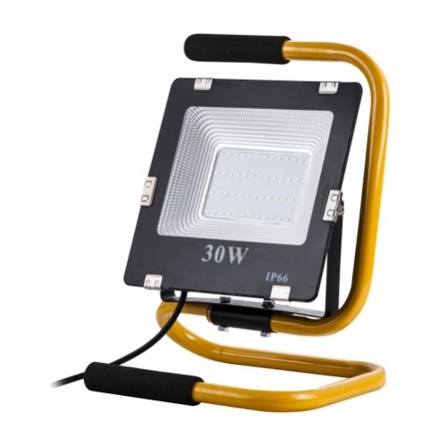 Obrázok pre Prenosný LED Reflektor 30W/2100lm , IP65 , Neutrálna biela