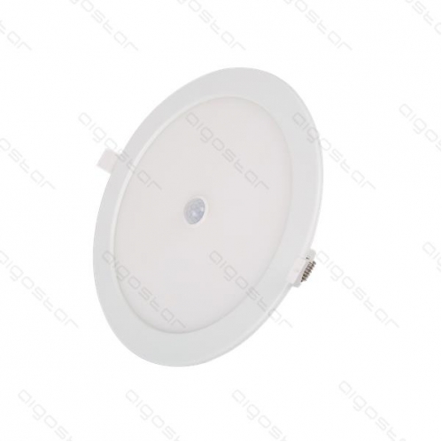 Obrázok pre Led Panel kruhový biely 24W/1580lm 240mm Teplá biela s PIR senzorom