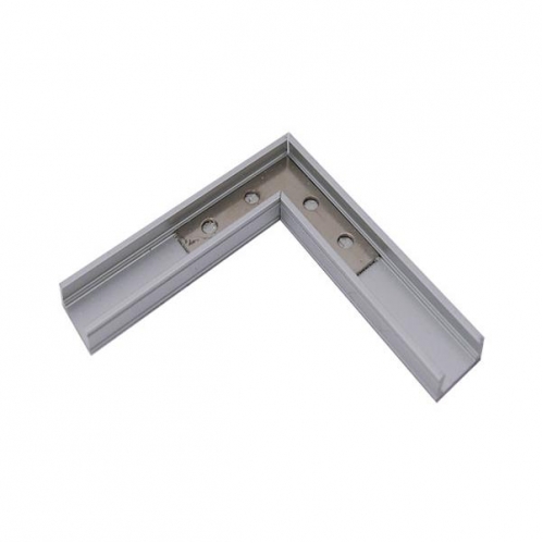 Obrázok pre Led profil kútový 90° hliníkový Minilux anodizovaný bez krytky