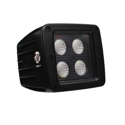 Obrázok pre Homologizovaný prídavný svetlomet , svetelná rampa Flood Light 20W , 3xCREE , Black Series , 82mm