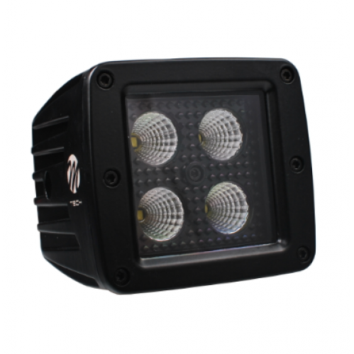 Obrázok pre Homologizovaný prídavný svetlomet , svetelná rampa Flood Light A 20W , 3xCREE , Black Series , 82mm