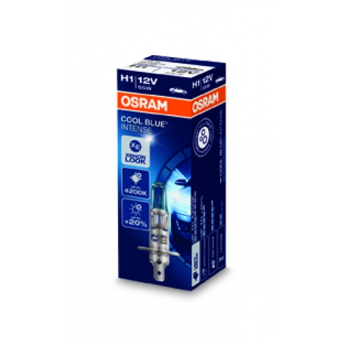 Obrázok pre OSRAM Halogénová Autožiarovka COOL BLUE INTENSE OCBI1 H1 , 12V/55W
