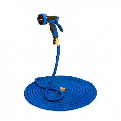 Obrázok pre Flexibilná záhradná hadica DELUXE 10/30m s ventilom + multifunkčná pištoľ ZDARMA!