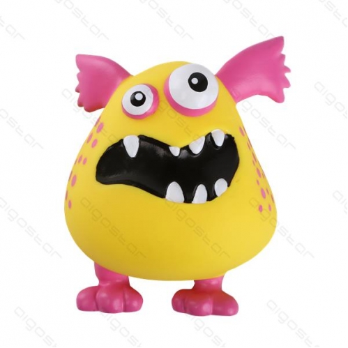 Obrázok pre Gumená pískajúca hračka pre psov - Monster 03