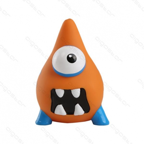 Obrázok pre Gumená pískajúca hračka pre psov - Monster 04