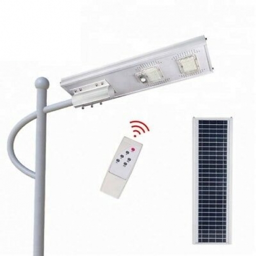 Obrázok pre LED Solárne Pouličné verejné osvetlenie 100W/13000lm , studená biela s diaľkovým ovládaním