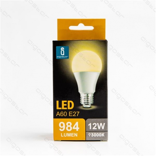 Obrázok pre LED žiarovka E27 12W/984lm , klasik A60 , BOX , Teplá biela