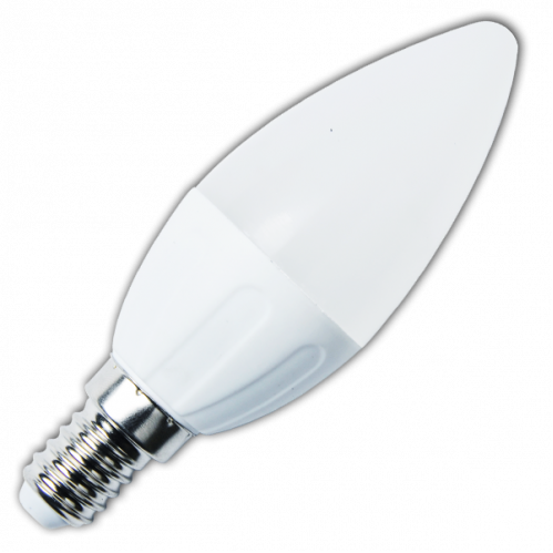 Obrázok pre LED žiarovka E14 4W/320lm , svieca , Teplá biela