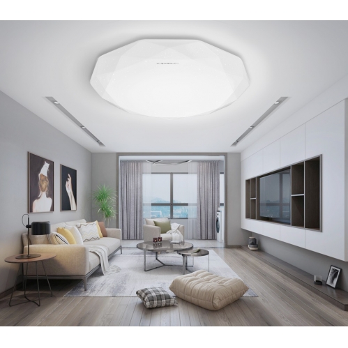 Obrázok pre Led Ceiling kruhový biely DIAMOND 12W/840lm , 255.04mm , Neutrálna biela