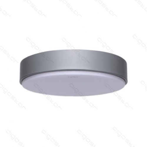 Obrázok pre Led Ceiling kruhový sivý prisadený 20W/1000lm , 300mm , Teplá biela