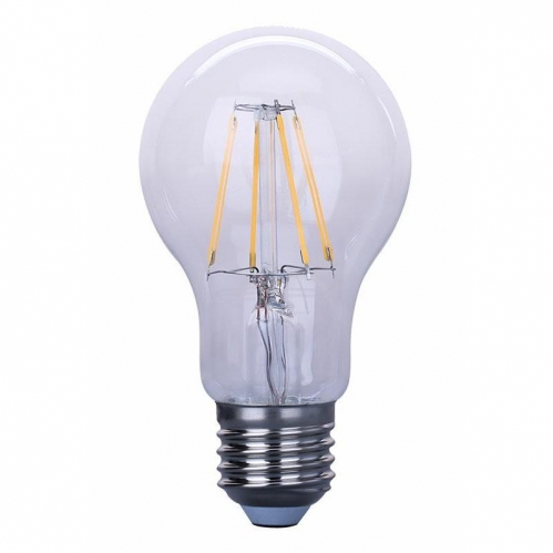 Obrázok pre LED žiarovka FILUX E27 6W/650lm , A60 LED vlákno , Teplá biela