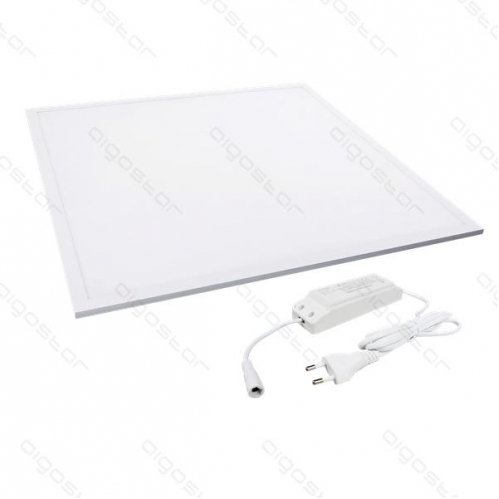 Obrázok pre Led Panel štvorcový biely 40W/4000lm 595x595x8mm Neutrálna biela s prívodným káblom so zástrčkou