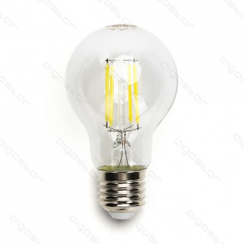 Obrázok pre LED žiarovka E27 8W/1050lm , A60 LED vlákno , Studená biela
