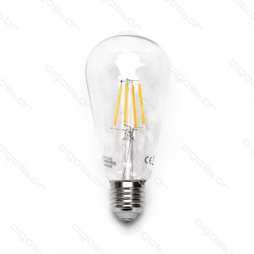 Obrázok pre LED žiarovka E27 8W/950lm , ST64 LED vlákno , Teplá biela