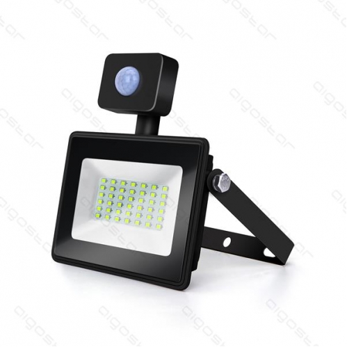 Obrázok pre LED reflektor 30W/2700lm , so senzorom , Studená biela