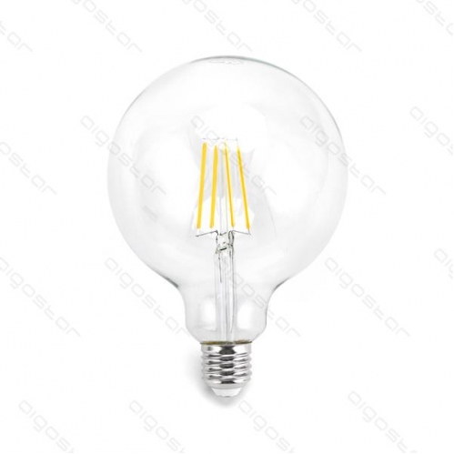 Obrázok pre LED žiarovka E27 6W/750lm , G125 LED vlákno , Teplá