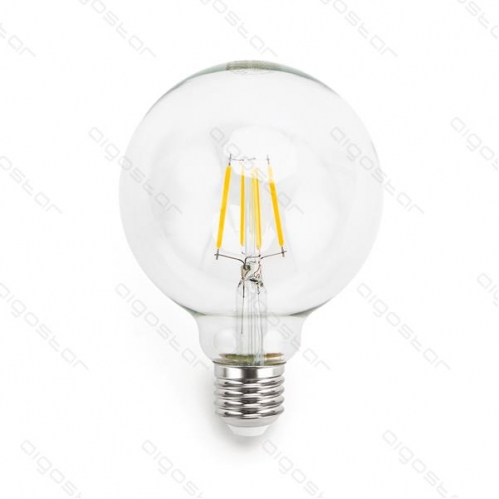 Obrázok pre LED žiarovka E27 8W/900lm , G95 LED vlákno , Teplá biela