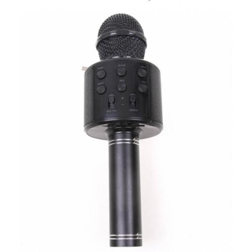 Obrázok pre Multifunkčný bezdrôtový Wireless Karaoke mikrofón, reproduktor / Speaker čierny