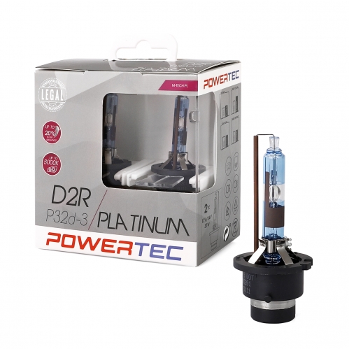 Obrázok pre Xenonová výbojka Powertec Platinum D2R 5000K DUO +130% svietivosti