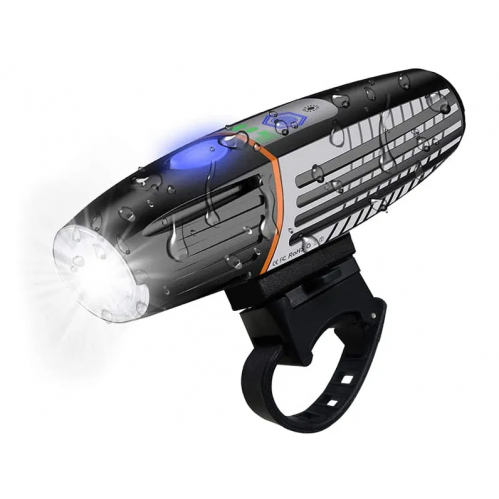 Obrázok pre Cyklo LED baterka nabíjateľná CREE T6 450lm, 6 módov svietenia
