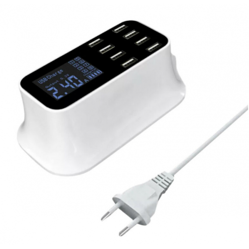Obrázok pre SMART Nabíjačka, Nabíjacia stanica, Adaptér s 8 USB portami