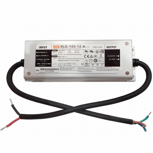 Obrázok pre MeanWell Power Vodeodolný napájací zdroj pre Led pásy - 12V/150W , IP67 s filtrom PFC
