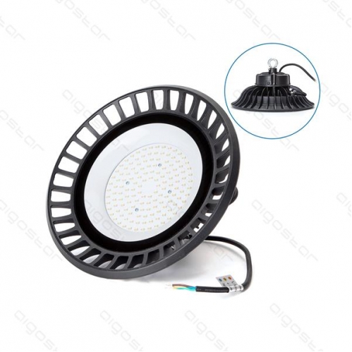 Obrázok pre LED priemyselný reflektor UFO SLIM HIGH BAY 375,8mm 200W/24000lm , Neutrálna biela - ZÁRUKA 4 ROKY!