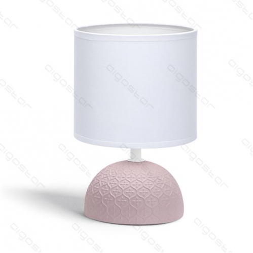 Obrázok pre Stolná lampa keramická 02 Bielo-Ružová , E14 