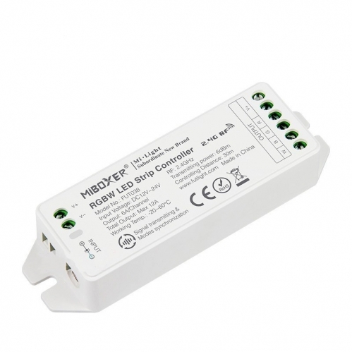 Obrázok pre Prijímač diaľkového ovládania RGBW RF Mi-Light MiBOXER 4 -pásmový 12A 120W 2,4gHz