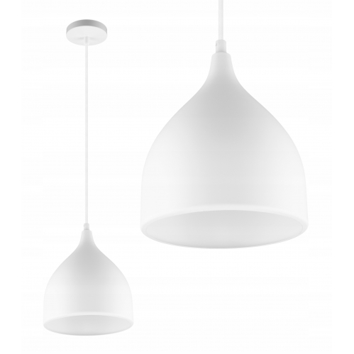 Obrázok pre Závesný luster 1xE27/230V/Biela