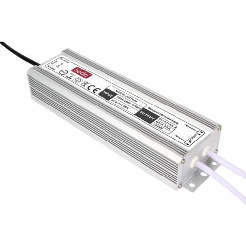 Obrázok pre Vodeodolný napájací zdroj pre LED pásy - 12V/100W , IP67