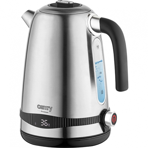 Obrázok pre Rýchlovarná kanvica, čajník - 1,7L , LCD , nerez - 2200W