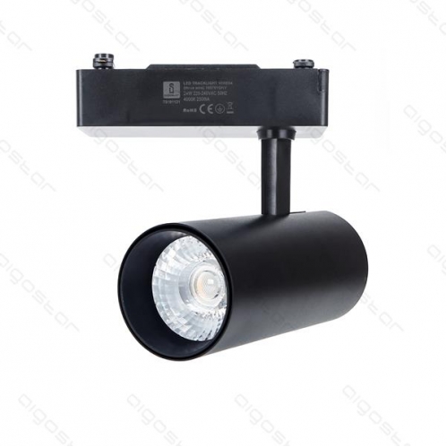 Obrázok pre LED svietidlo 3-fázové pre koľajnicové systémy čierne, 24W/1920lm , Studená biela