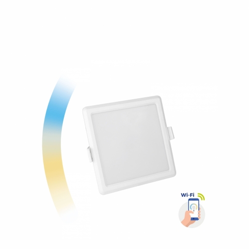Obrázok pre SMART LED panel štvorcový biely 6W/520lm 112mm CCT