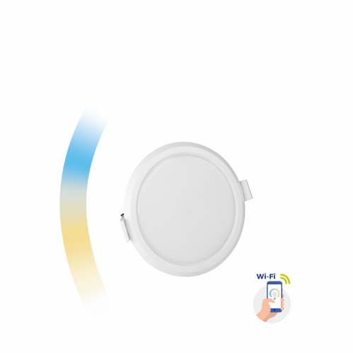 Obrázok pre SMART LED panel kruhový biely 6W/520lm 112mm CCT
